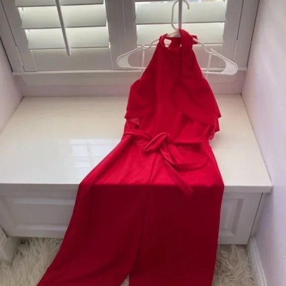 bebe Halter Neck Jumpsuit - Picture 6 of 14